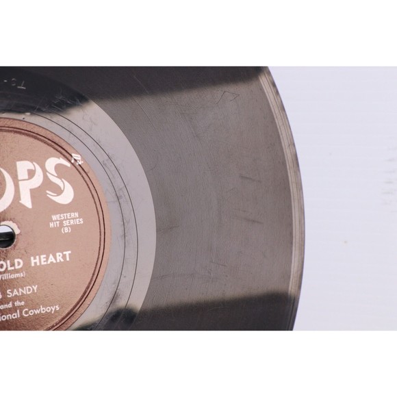 Mimi Martel, Bob Sandy - Beautiful Brown Eyes / Cold Heart 78rpm Record TOPS 281 - Picture 8 of 16